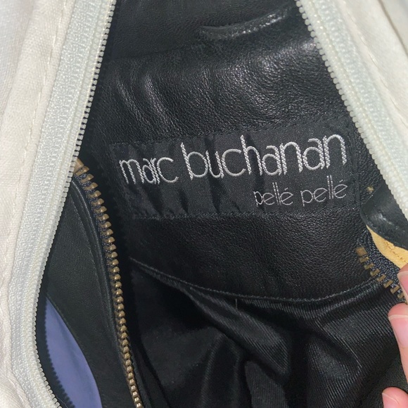 Marc Buchanan Pelle Pelle RARE Compass Funky Leather Jacket - Picture 3 of 3